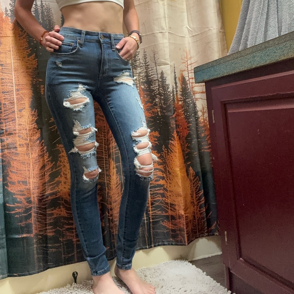 BUY 2 GET 2🔥 Aeropostale Ripped Skinny Jeans